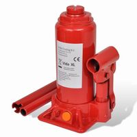 CRIC P106 Cric bouteille hydraulique 5 tonnes Rouge CRIC P106 Cric bouteille hydraulique 5 tonnes Rouge