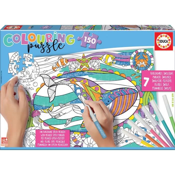 EDUCA-Puzzle Vie Sous Marine