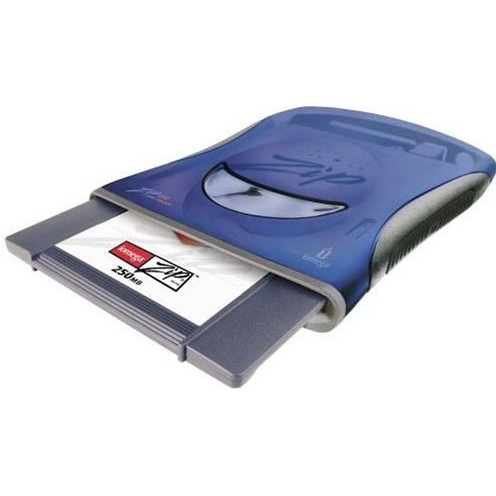 Vends lecteur Iomega Zip 250 et disquettes Iomega PC100 Zip 100