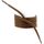 lacets ronds épais 3mm coton ciré couleur chocolat