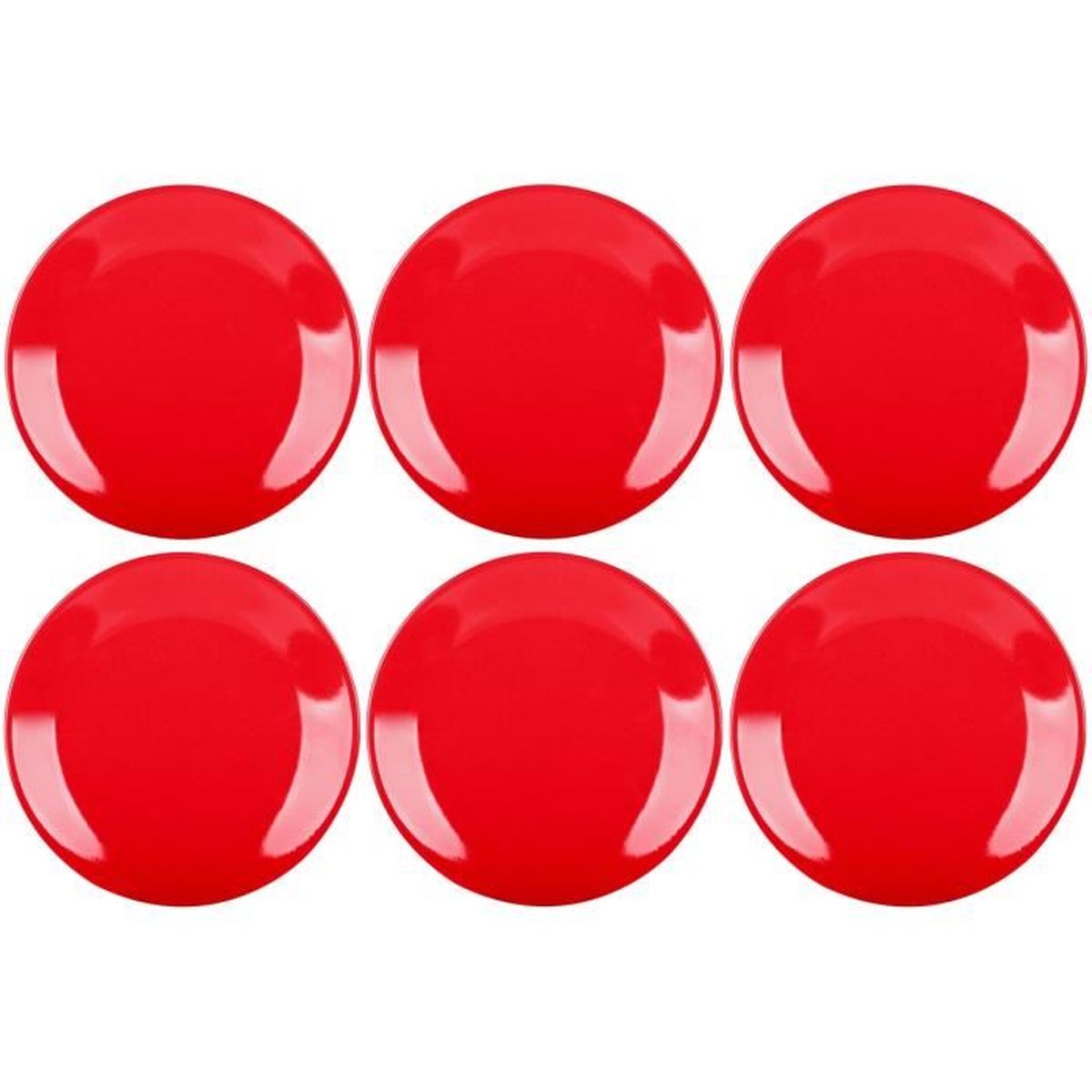 Assiette plate rouge - Achat / Vente Assiette plate rouge ...
