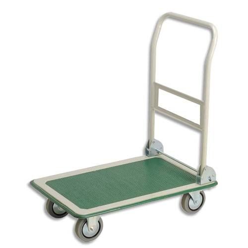 Chariot Roulpratic vert plateau 915 x 615 x 1015 mm charge 300 kg