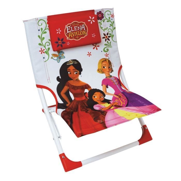 Fun House Disney elena d'avalor chaise de plage pour enfant