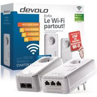 COURANT PORTEUR - CPL Devolo dLAN 500 AV Wireless+ CPL Wi-Fi 500 Mbit/s COURANT PORTEUR - CPL Devolo dLAN 500 AV Wireless+ CPL Wi-Fi 500 Mbit/s