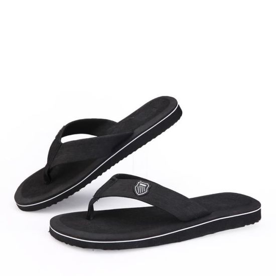 Mode Meilleure Luxe Tongs Qualité 2017 Homme De Nouvelle Air Plein Confortable Noir43 Marque Chaussure clJ13TFK