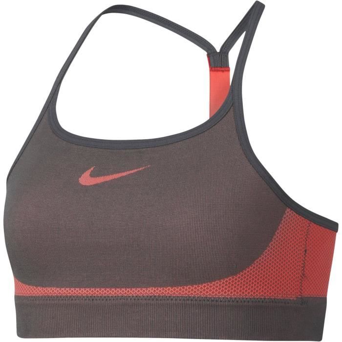 NIKE Brassière Seamless - Enfant Fille - Gris