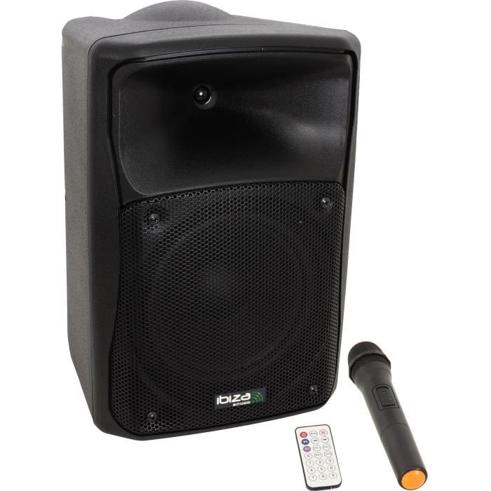 IBIZA SOUND MOV8-CD - Systeme sono portable autonome avec cd, usb, sd, bluetooth et micro vhf 8\