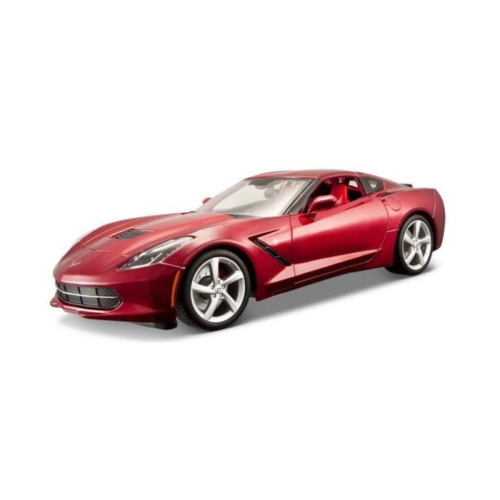 Maisto Voiture de collection 118 Chevrolet Corvette stinggray 2014 rouge