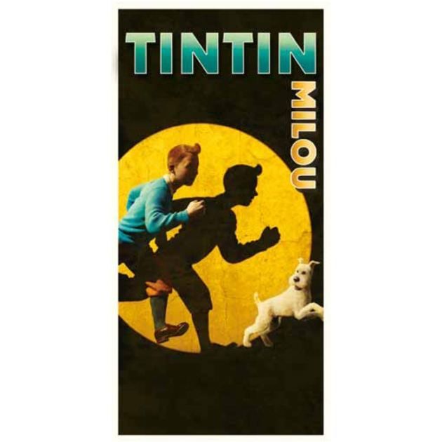 76 cm   LICENCE  modèle 100% officiel Tintin DIMENSIONS  152 x 76