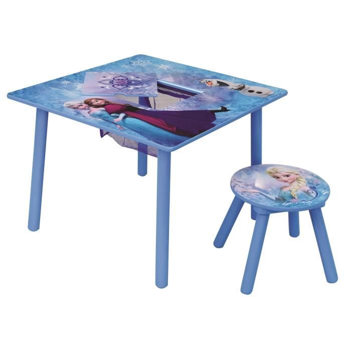Fun House Disney Reine des Neiges table activite avec tabouret pour enfant