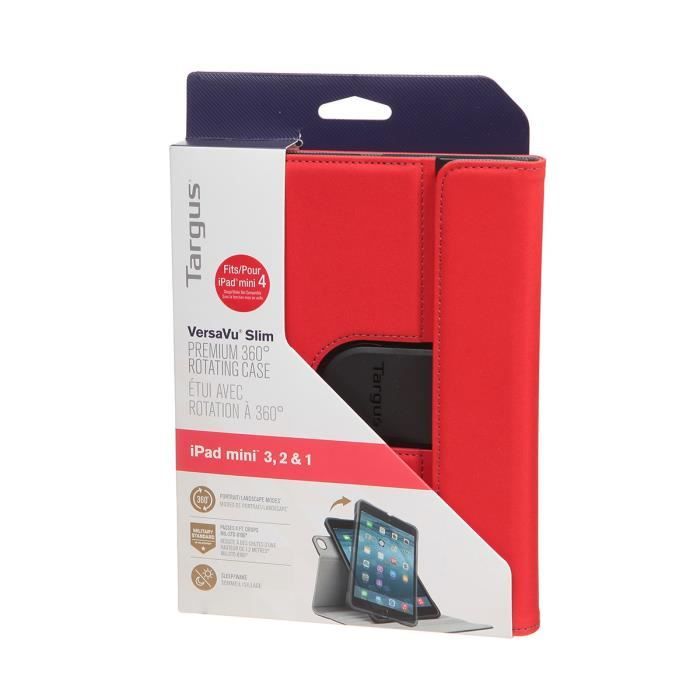 TARGUS Etui VersaVu™ pour iPad mini 4,3,2 &1 - Rouge