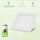 Lot de 10 Spot led encastrable extra plat carré 12