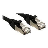 LINDY Câble réseau en cuivre - 6A S/FTP - LSOH - 500MHz - 10 m - Noir