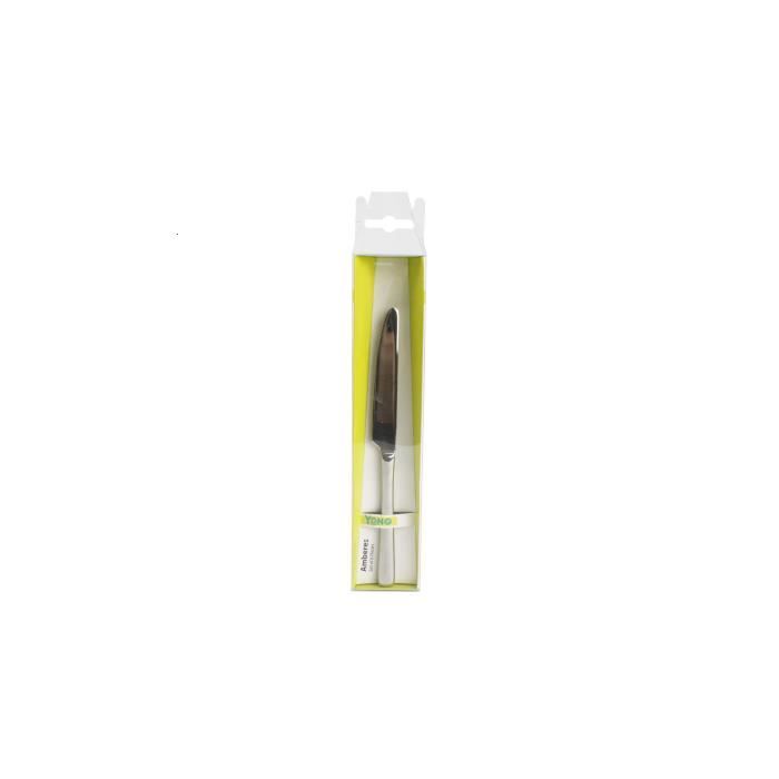 YONG Lot de 6 couteaux de table Amberes