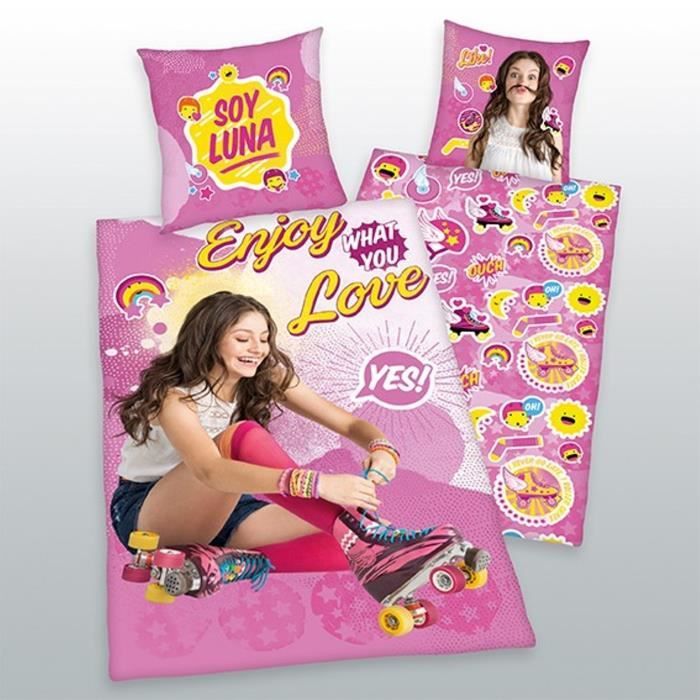 Linge de lit Disney´s Soy Luna, Coton 70 x 90 cm /140 x ...