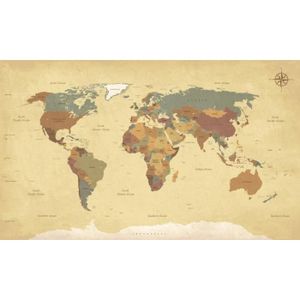 Carte du monde avec pays - Achat / Vente pas cher