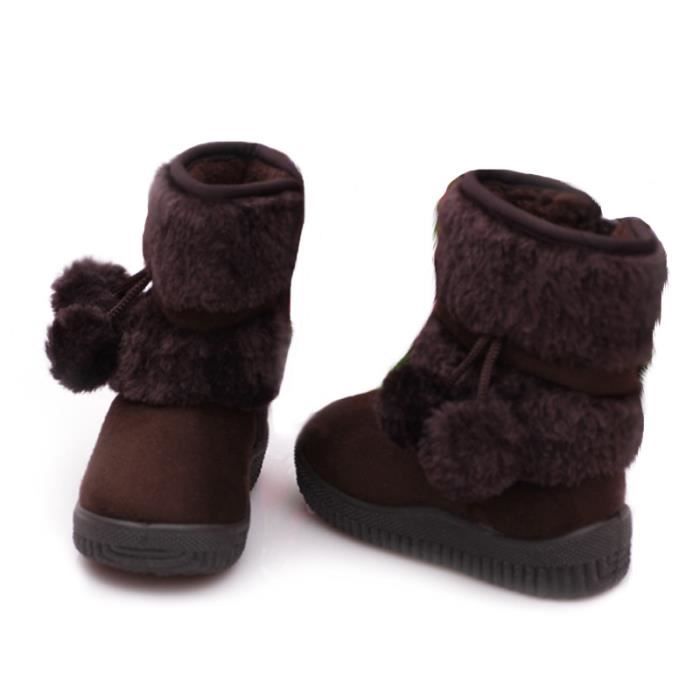 on En Filles Peluche Fxg rose Chaussures marron Hiver xz095marron35 Enfants Rose Gar Bottes Bottines WRqaHgc0
