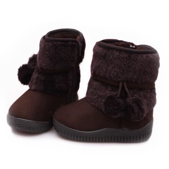 on En Filles Peluche Fxg rose Chaussures marron Hiver xz095marron35 Enfants Rose Gar Bottes Bottines WRqaHgc0