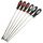 6pc Twist Turbo très long tournevis à tête crucifo