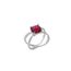bague argent rouge et bleu bague argent rouge et bleu