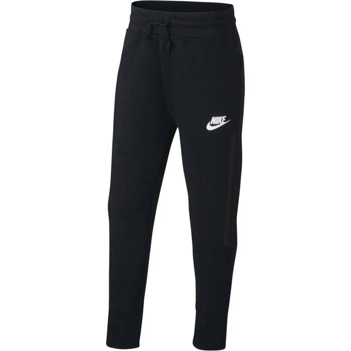 NIKE Pantalon Nsw Tch Flc - Enfant fille - Noir