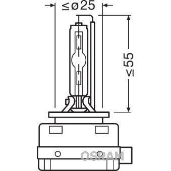 2 x Osram D3S Ampoule X/énarc X/énon Lampe /à d/écharge Ampoule Voiture 35w 66340HBI Bo/îte Duo Luminosit/é Intense Brillante