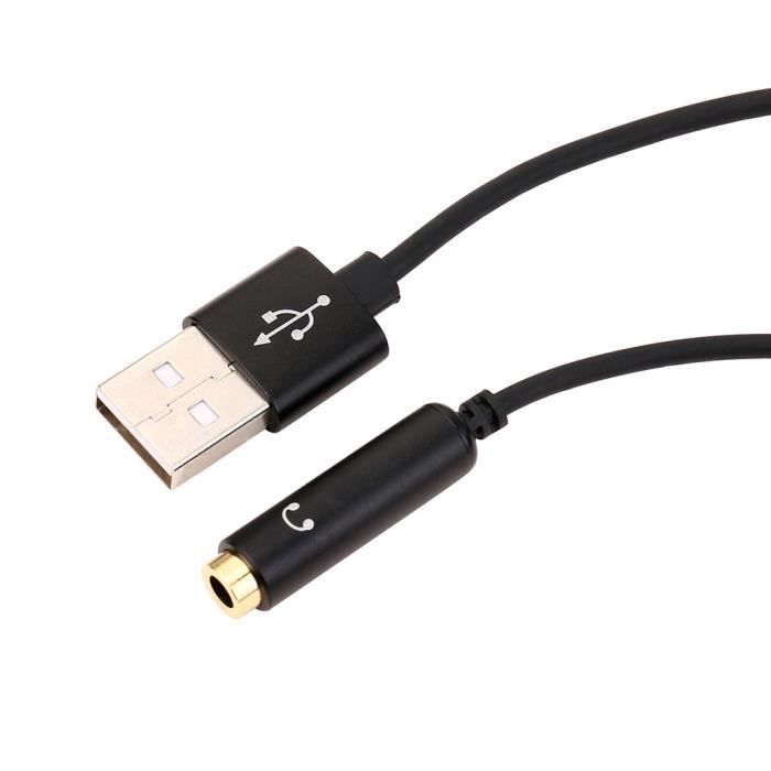 Xlq70728707bk At Usb De Type C Vers Jack 35 Mm Pour Casque Aux