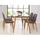 Table en verre + 4 chaises scandinave NORDI