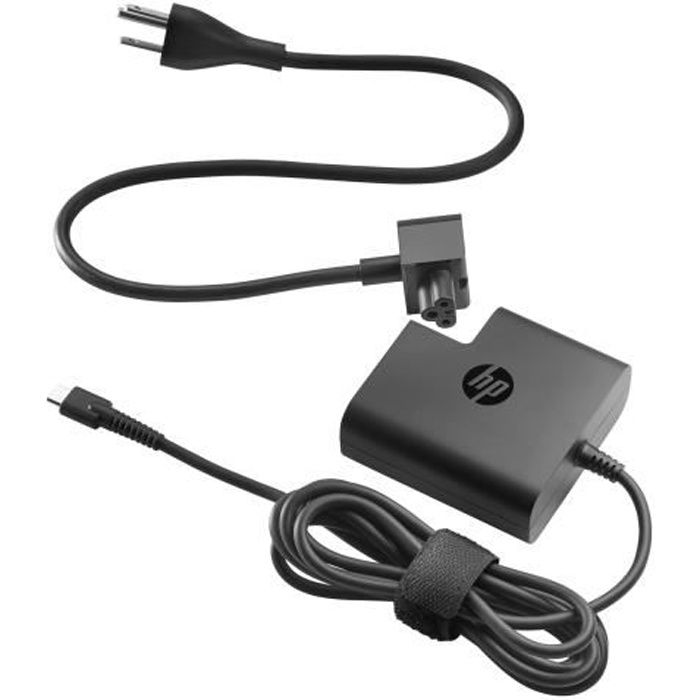 HP Adaptateur HP - 65 W - USB - Pour Ordinateur Portable - 5 V DC/8 A, 9 V DC, 10 V DC, 12 V DC, 15 V DC, 20 V DC Sortie