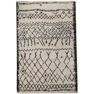 TAPIS Descente de lit style berbère Kumi écru 60 x 120 c