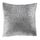 Housse de coussin Suède velours Gris et argent