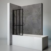 PORTE DE BAIGNOIRE Pare-baignoire pivotant 75 x 140 cm, paroi de baig PORTE DE BAIGNOIRE Pare-baignoire pivotant 75 x 140 cm, paroi de baig