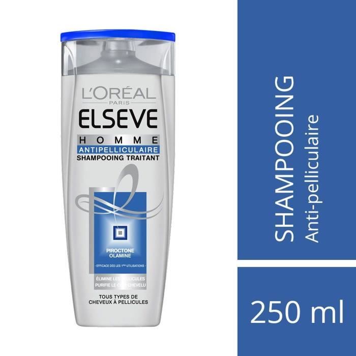 Elseve Shampooing homme antipelliculaire 250ml