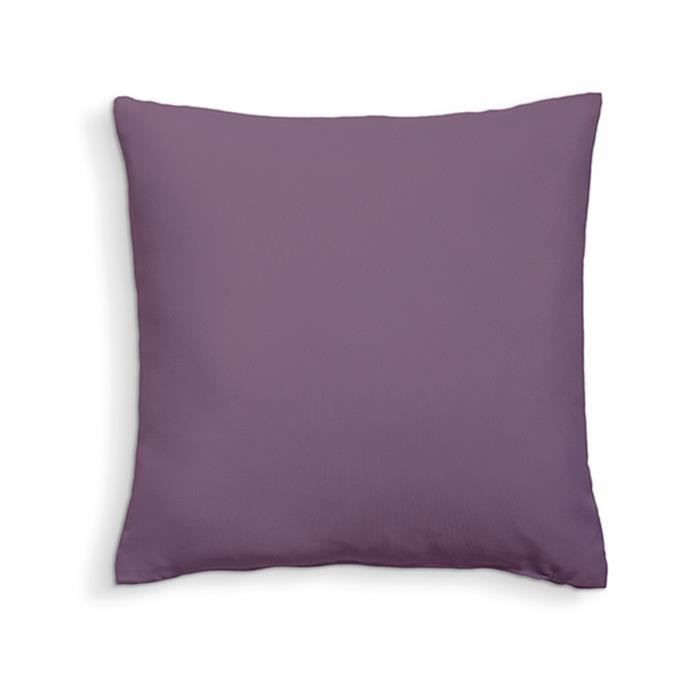 TODAY Coussin déhoussable 100% coton - 60 x 60 cm - Figue