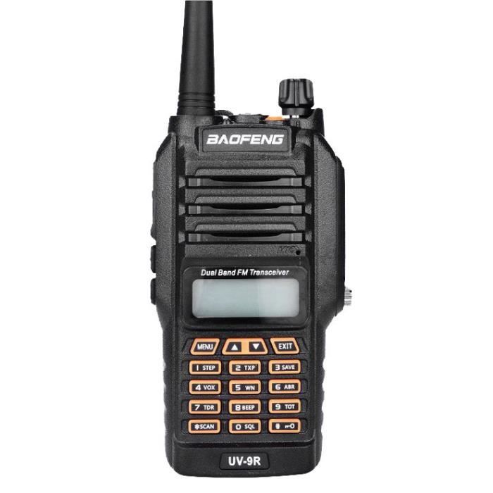 BAOFENG UV-9R Two Way Ham Radio Dual Band 136-174//400-520Mhz Walkie Talkie black