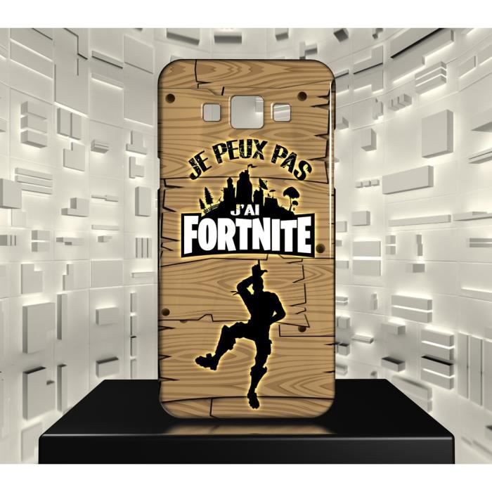 Coque rigide Galaxy J3 (2016) JE PEUX PAS J'AI FORTNITE FUN 19 - Achat coque - bumper pas cher