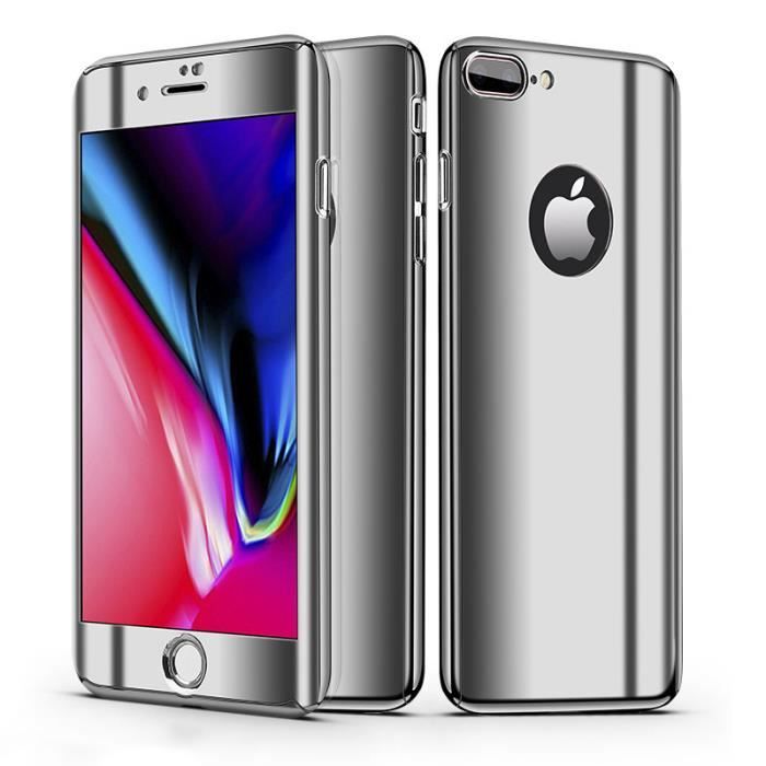 coque iphone 8 miroir argent coque iphone 8 miroir argent