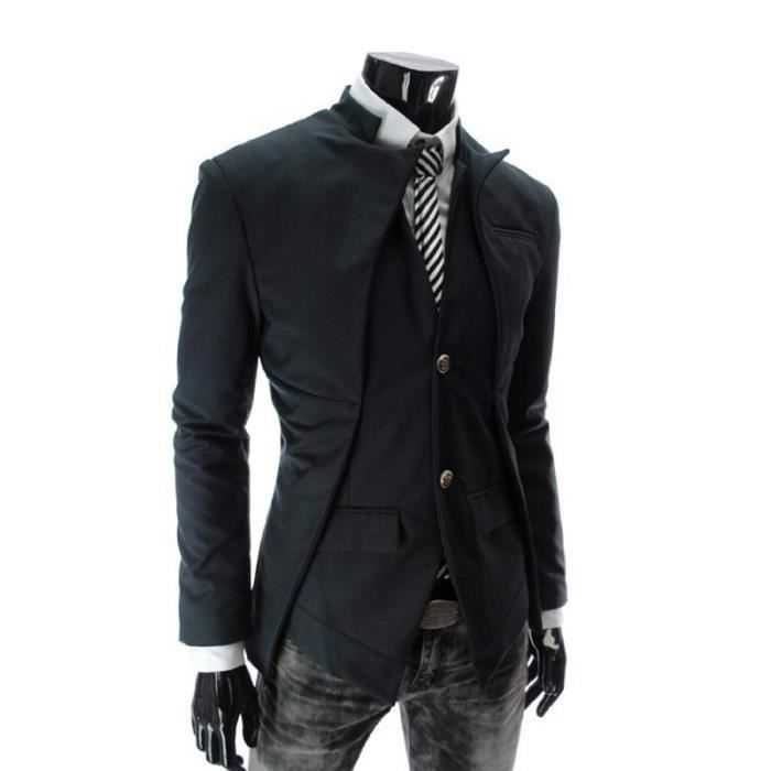 Costume Homme Marque Luxe a la mode uni Vêtements Casual Vêtement