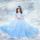 Costume de Reine des Neiges Petite Filles Princess