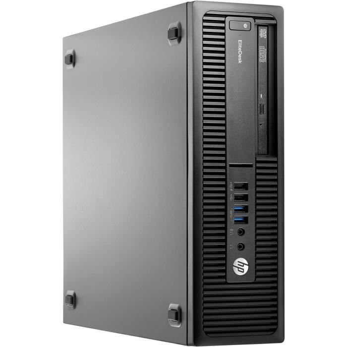 HP EliteDesk 705 G2 - SFF Unité centrale - 1 x A10 PRO-8750B - 3.6 GHz - RAM 4 Go - HDD 1 To - Radeon R7 - GigE - Win 7 Pro 64 bits