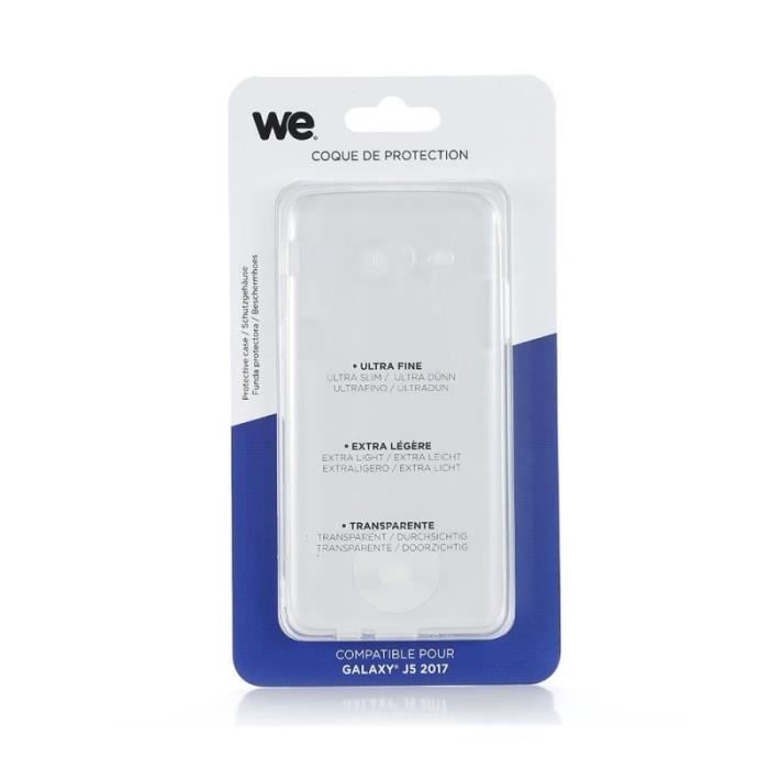 WE Coque de protection pour Samsung Galaxy J5 en TPU semi rigide