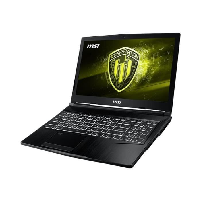  WE63 8SI 240XES Core i7 8750H FreeDOS 16 Go RAM2