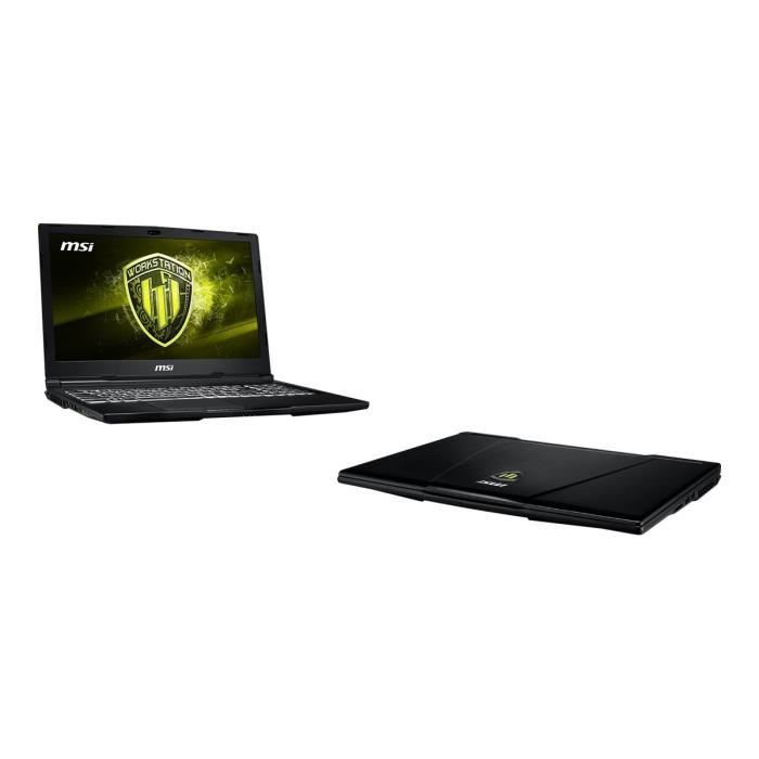  WE63 8SI 240XES Core i7 8750H FreeDOS 16 Go RAM3