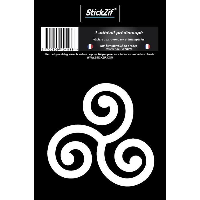 STICKZIF 1 Adhésif Symbole Triskel STR2S