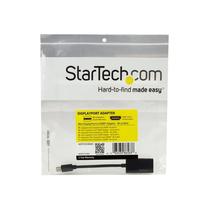 STARTECH Adaptateur Mini DP vers HDMI