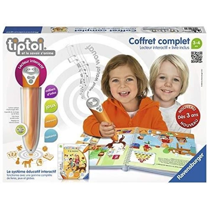 TIPTOI Coffret Complet Lecteur + Livre Interactif Mon Imagier à la Maison