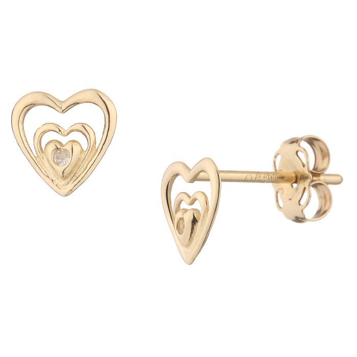 OR ECLAT Boucles d'Oreilles Or Jaune 375° Femme