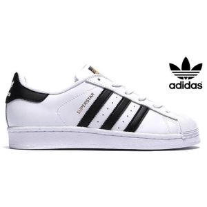 Adidas Originals Superstar FEMME Blanc / Noir /Or blanc - Achat ... Adidas Originals Superstar FEMME Blanc / Noir /Or