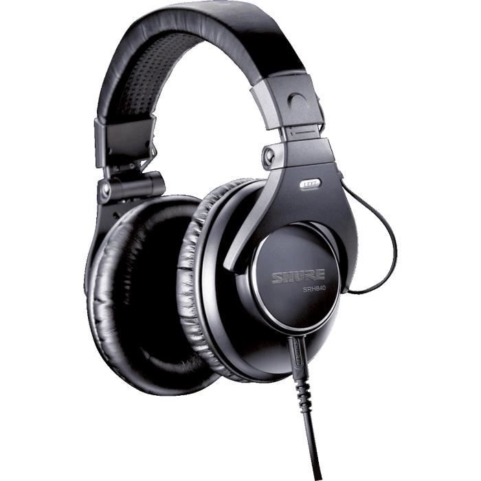 SHURE SSE SRH840 Casque Studio Référence fermé