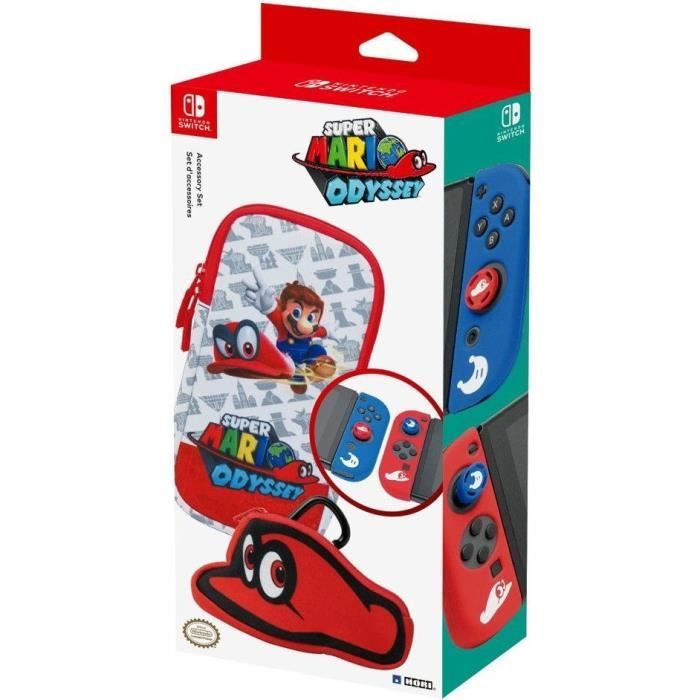 Set d'accessoires Mario Odyssey pour Nintendo Switch